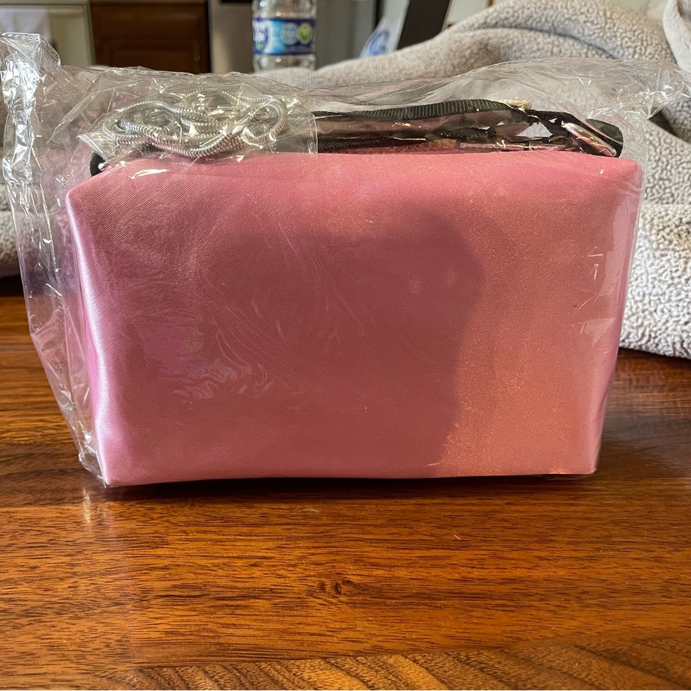 TRULY Beauty- NWT LIMITED EDITION Pink Satin Purse
